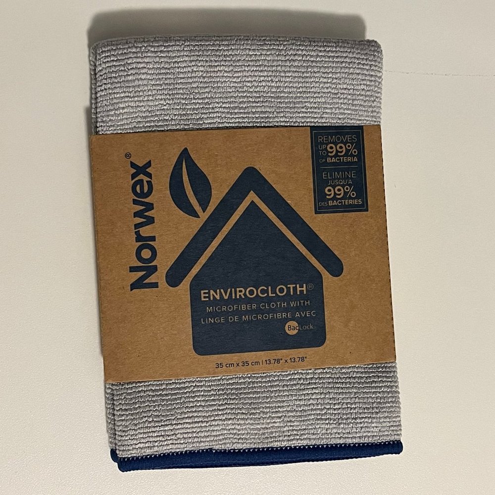 Norwex EnviroCloth graphite/denim trim-LE (NEW)